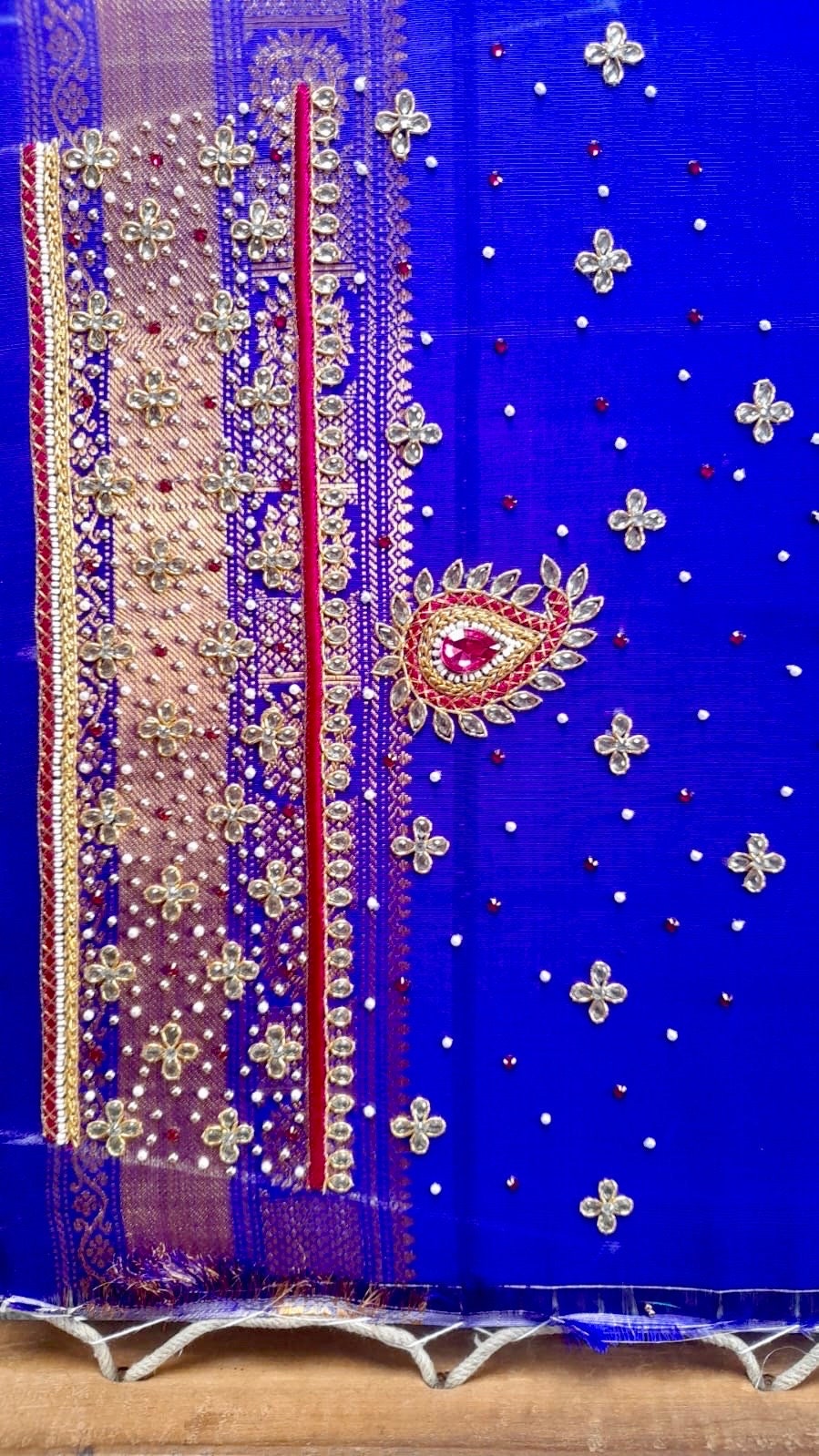 Maggam work blouse / ready to wear stone and kundan work any color possible