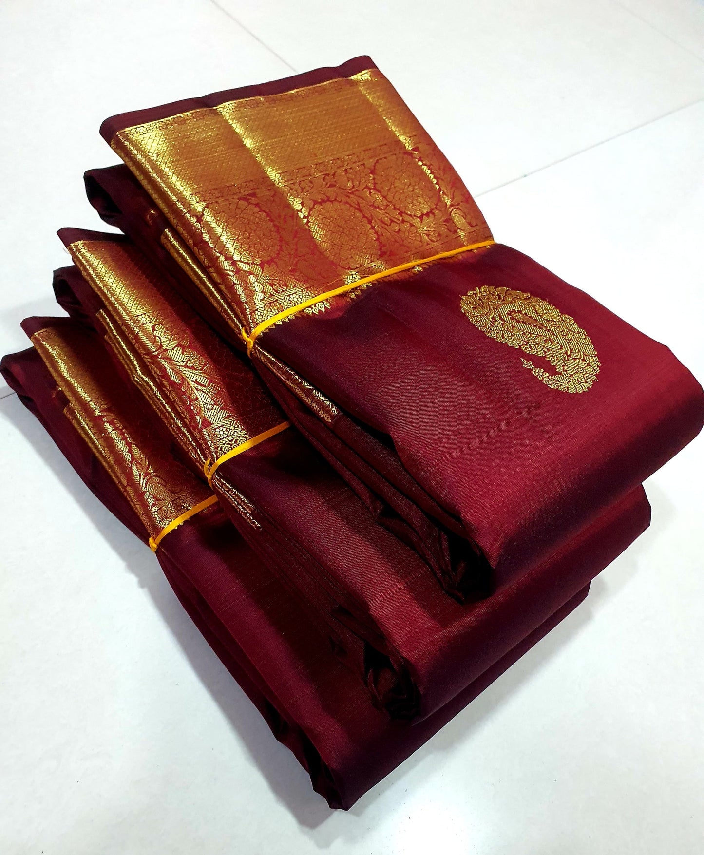 1 gram gold pure handloom  Silk Kanjeevarm/Kanchipattu Sarees silk mark certified ;  / Ask seller before booking for availability