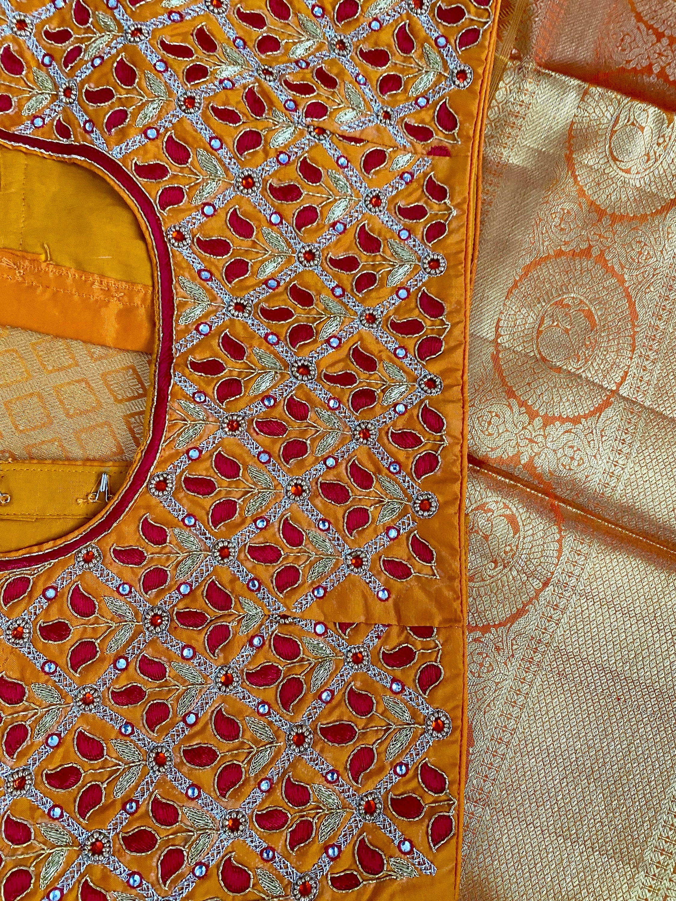 2 gram gold pure handloom  Silk Kanjeevarm/Kanchipattu Sarees; see description