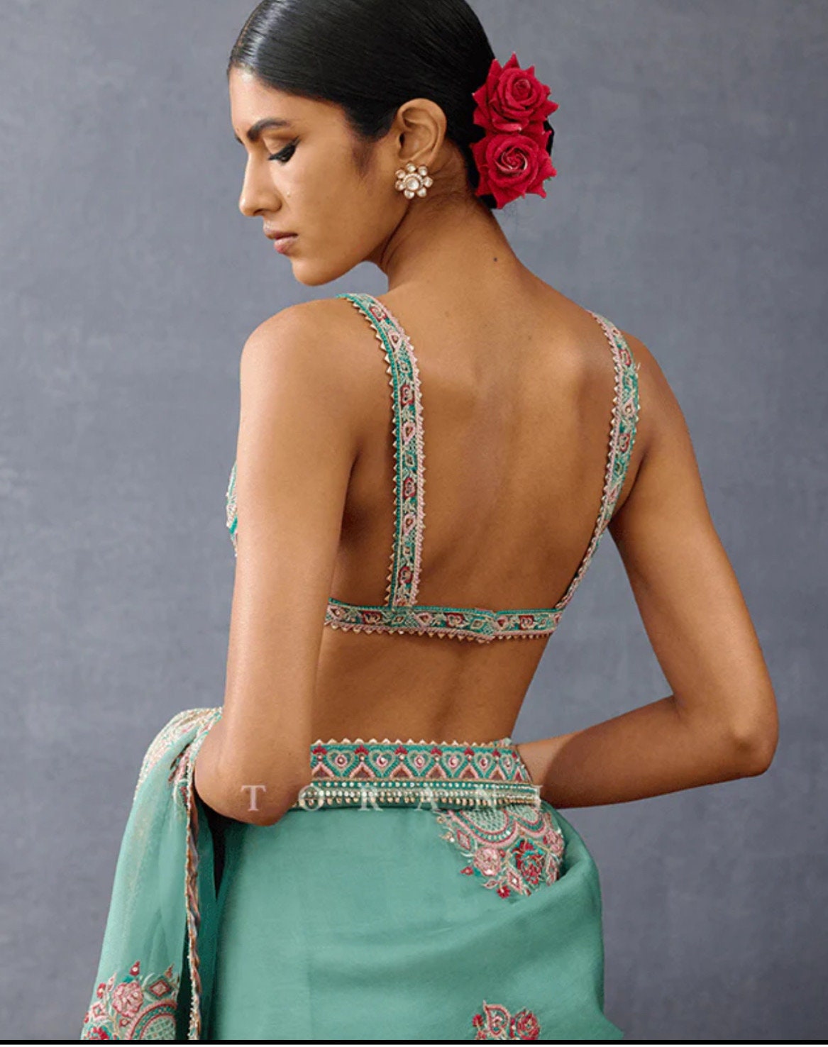 Stone studded Gold Work kardana n zardosi net hands  work Blouse ready to wear any color any size possible contact us