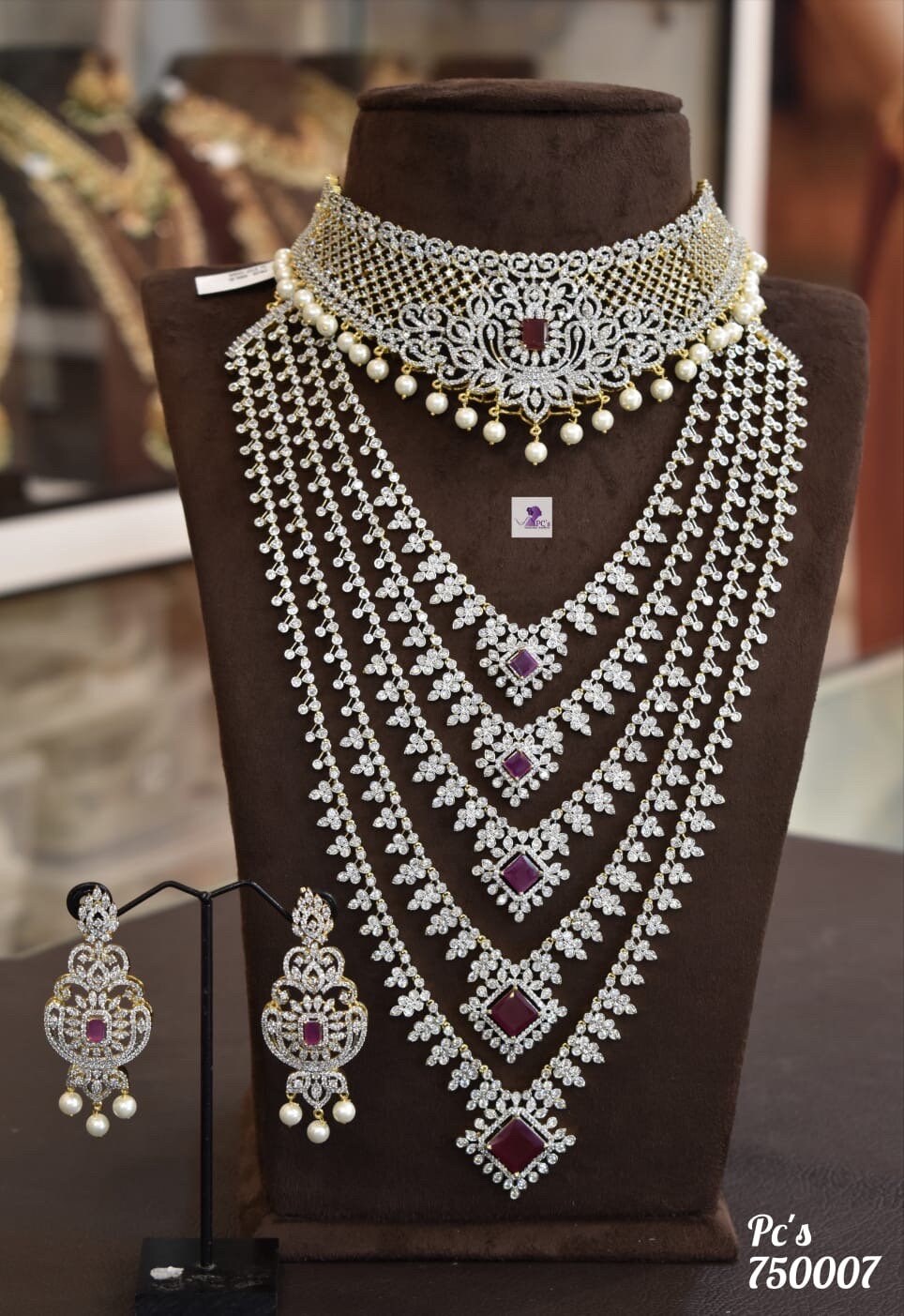 Diamond finish one gram gold Haram