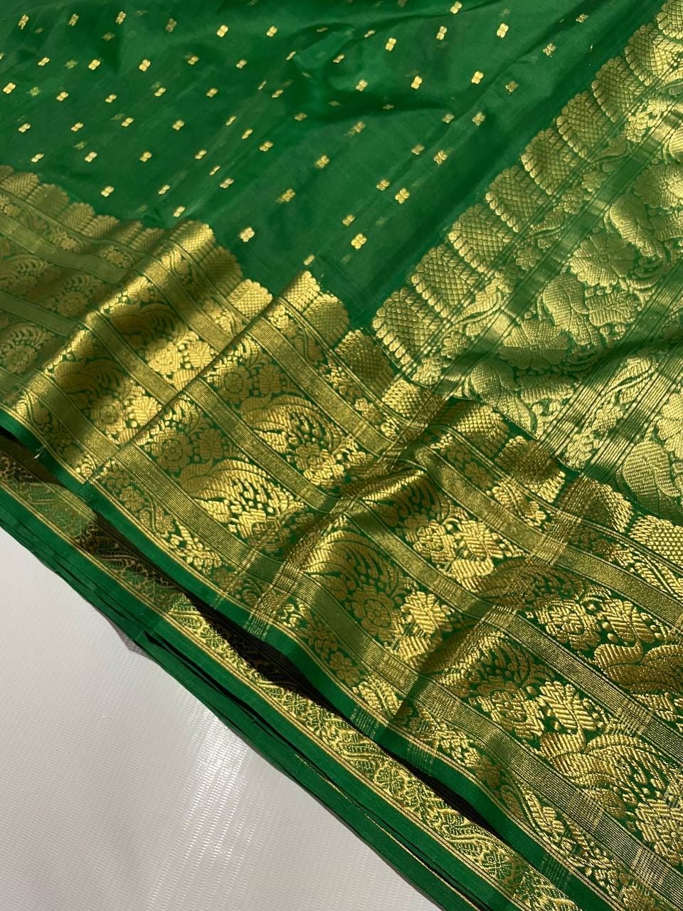 Pure Chanderi silk pattu / pure silk  saree soft silk handloom saree all over woven jall ask seller for availability