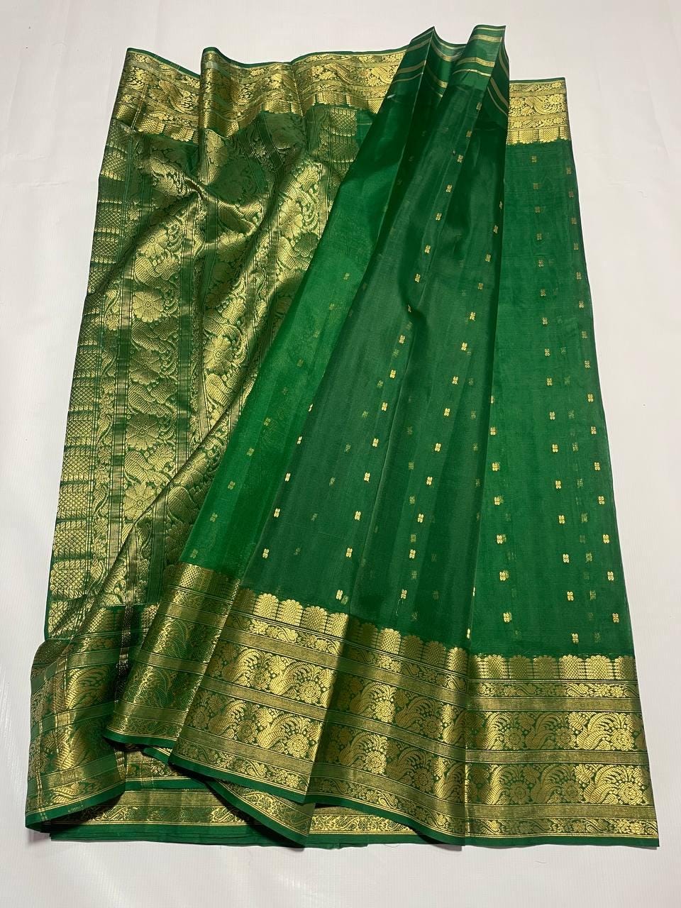 Pure Chanderi silk pattu / pure silk  saree soft silk handloom saree all over woven jall ask seller for availability