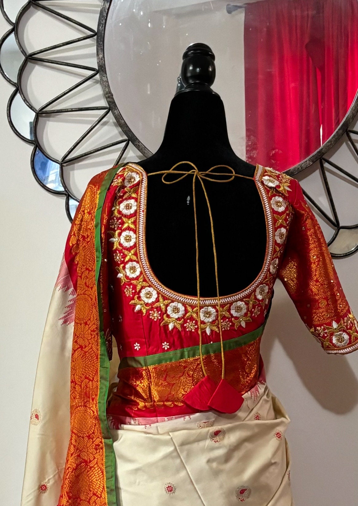 Made to order Beautiful Embroidery blouse any color any size 32-46 possible. We customize for your old sarees /free ship usa and Canada