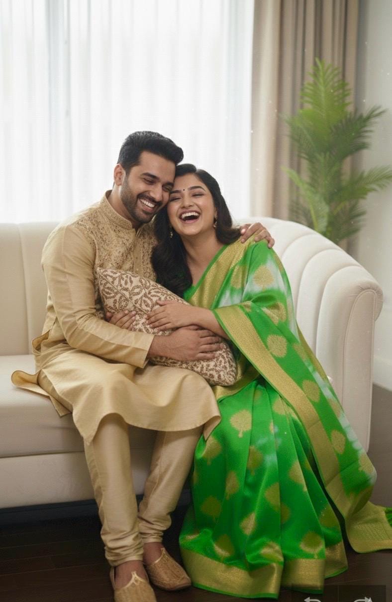 Banarasi kora organza saree with beautiful tie and dye all over the saree. Saree is ready with beautiful designer blouse that fit to 32-46