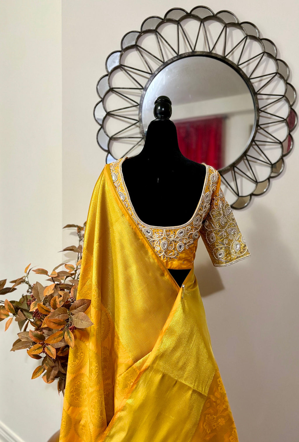 Pure Silk Kanjeevarm/Kanchipattu Sarees with ready to wear maggam blouse 32-42. Saree is ready fall and pico ideal for parties and festivals