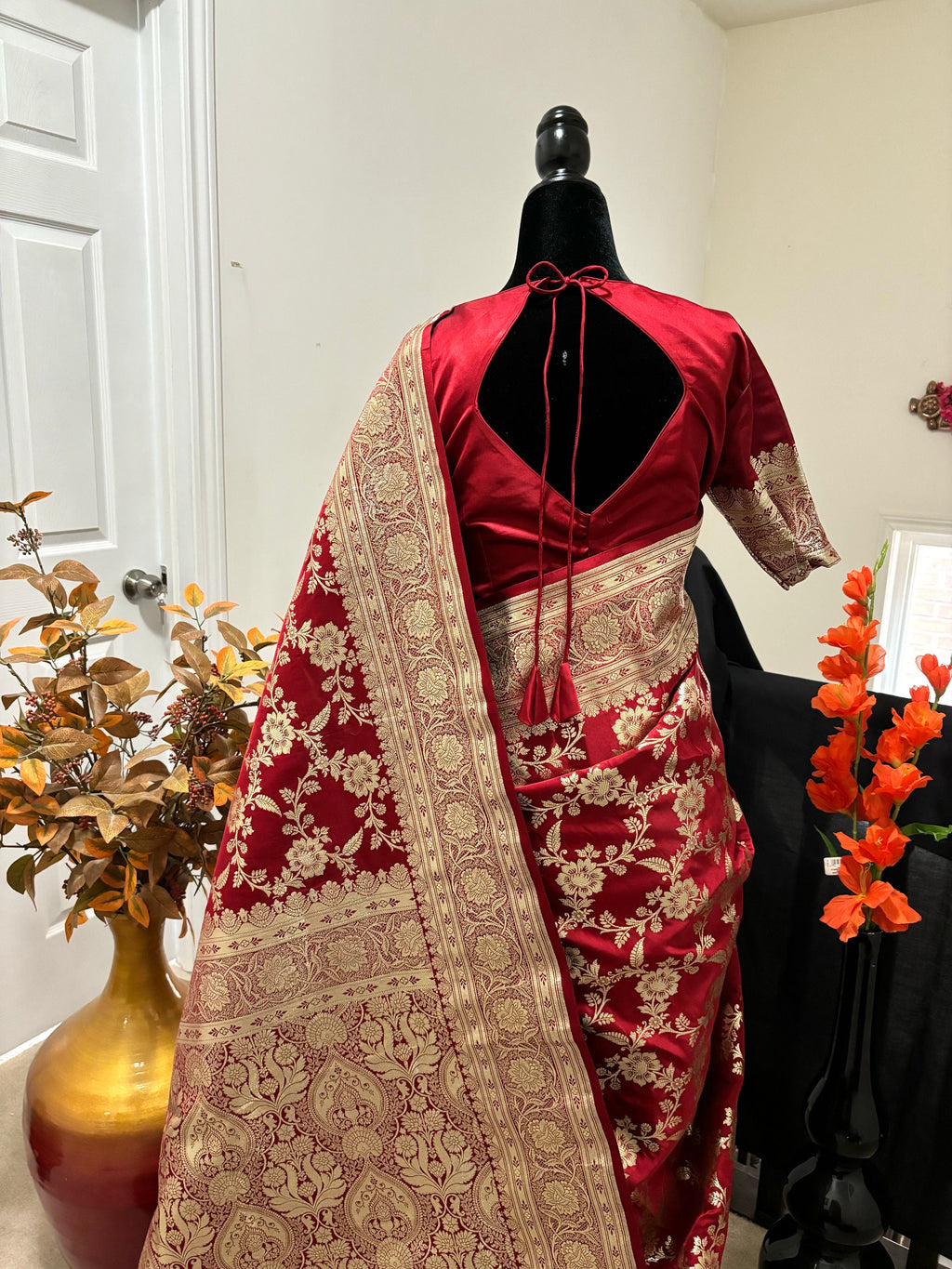 Banarsi handloom Kattan by Kattan pure silk wedding/Reception saree