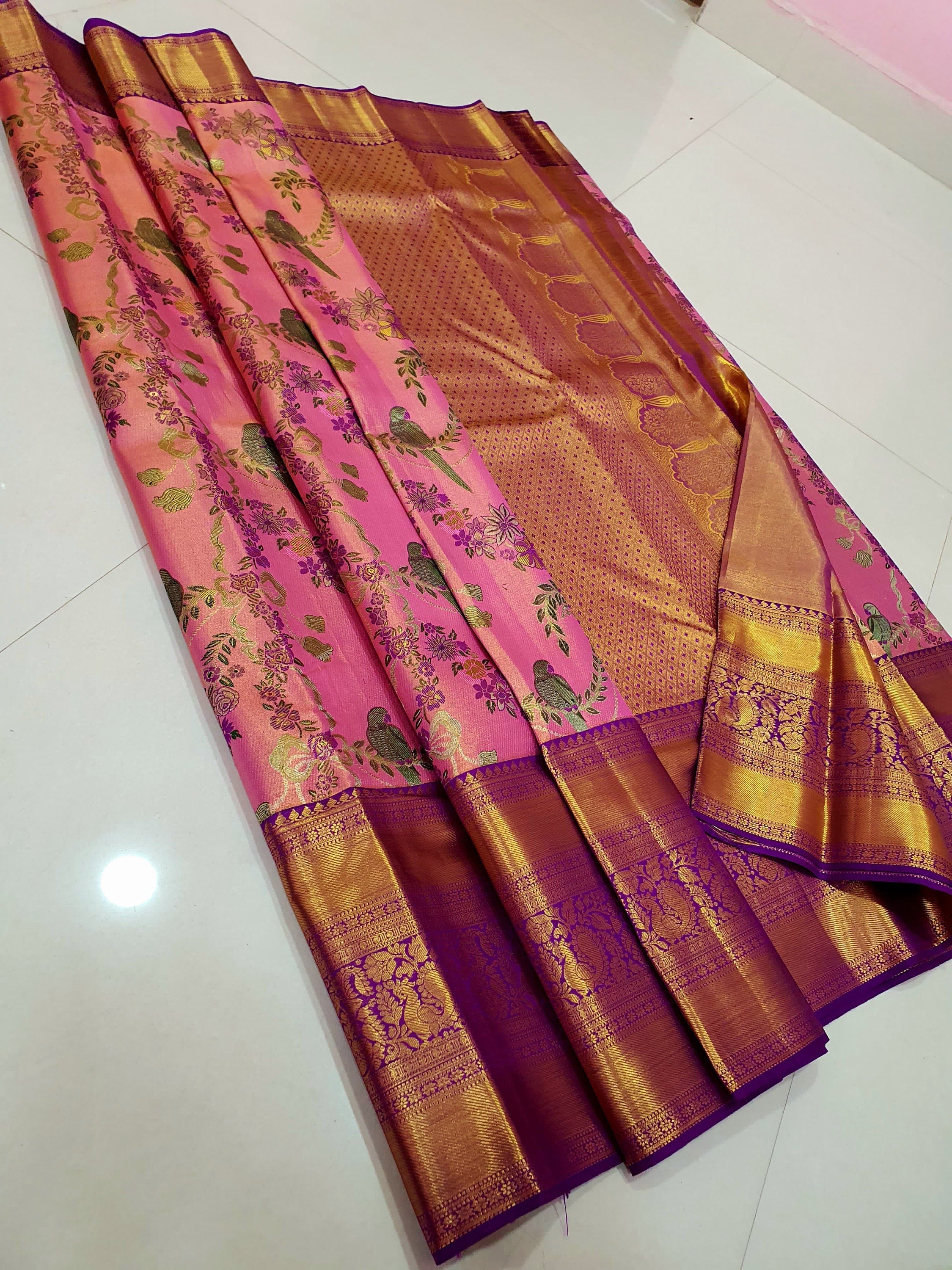 Pure Silk Bridal Kanjeevarm/Kanchipattu Sarees / ask seller for availability before placing this saree