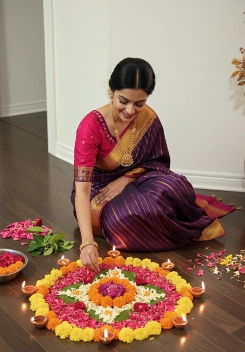 Kanchipuram soft silk saree in rarecolors with beautifully done hand  made embroidered blouse with readytowear work blouse fitsup to32 to 46