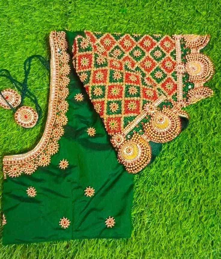 Made to order  Gold Work kardana n zardosi   handwork hand made work Blouse ready to wear any color possible any size possible fits 32-46
