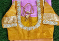 Gold Jardosi work Blouse ready to wear only work blouse no saree included
