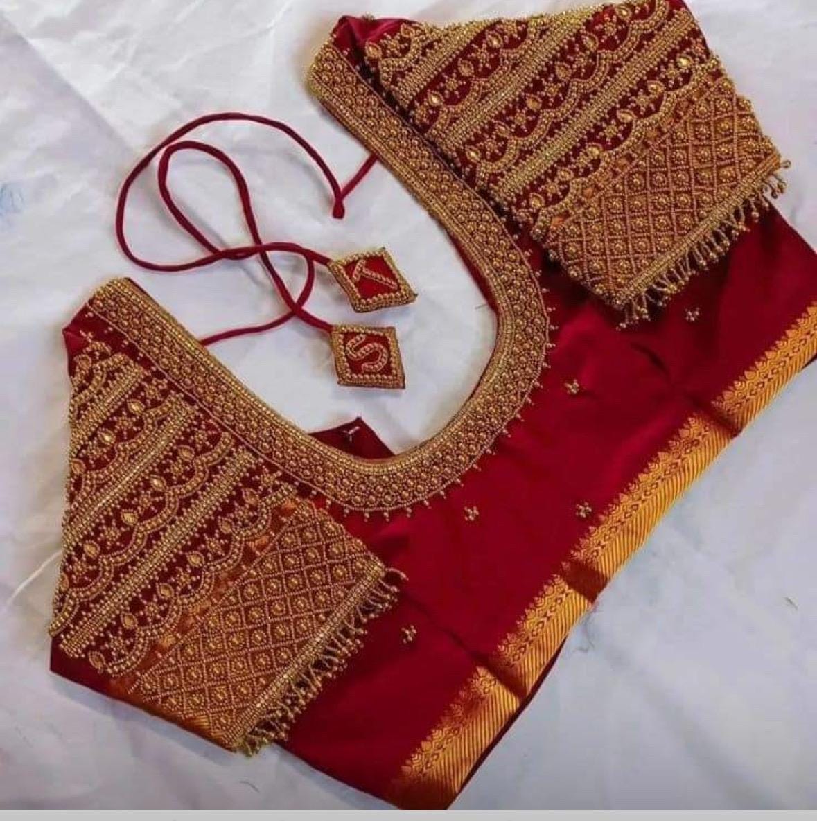 Made to order  Gold Work kardana n zardosi   handwork hand made work Blouse ready to wear any color possible any size possible fits 32-46
