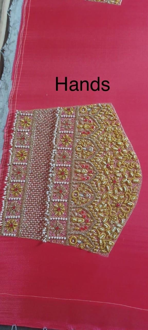 Made to order  Gold Work kardana n zardosi   handwork hand made work Blouse ready to wear any color possible any size possible fits 32-46