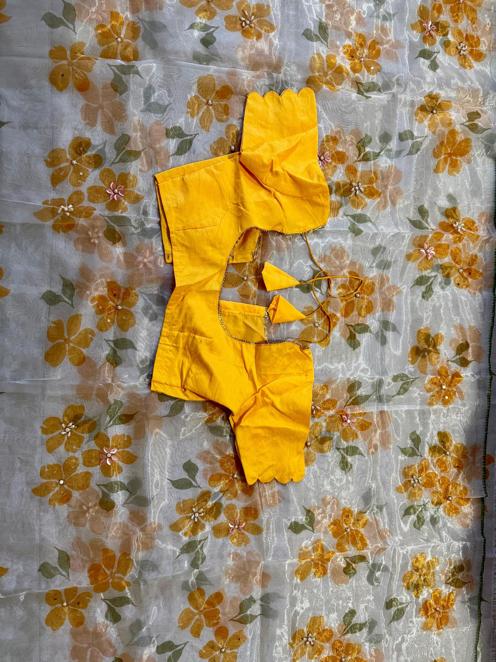 Pure Silk Organza Saree light weight with eye cooling colors