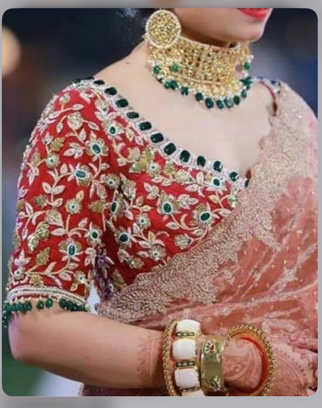 Stone studded Gold Work kardana n zardosi net hands  work Blouse ready to wear any color possible any size possible