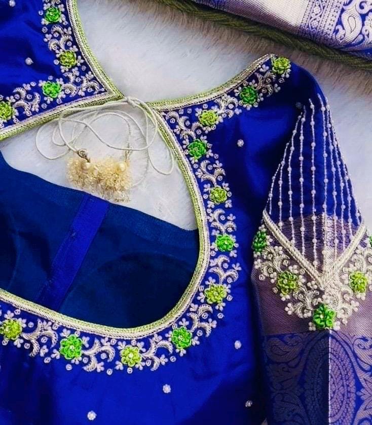 Made to order  Gold Work kardana n zardosi   handwork hand made work Blouse ready to wear any color possible any size possible fits 32-46