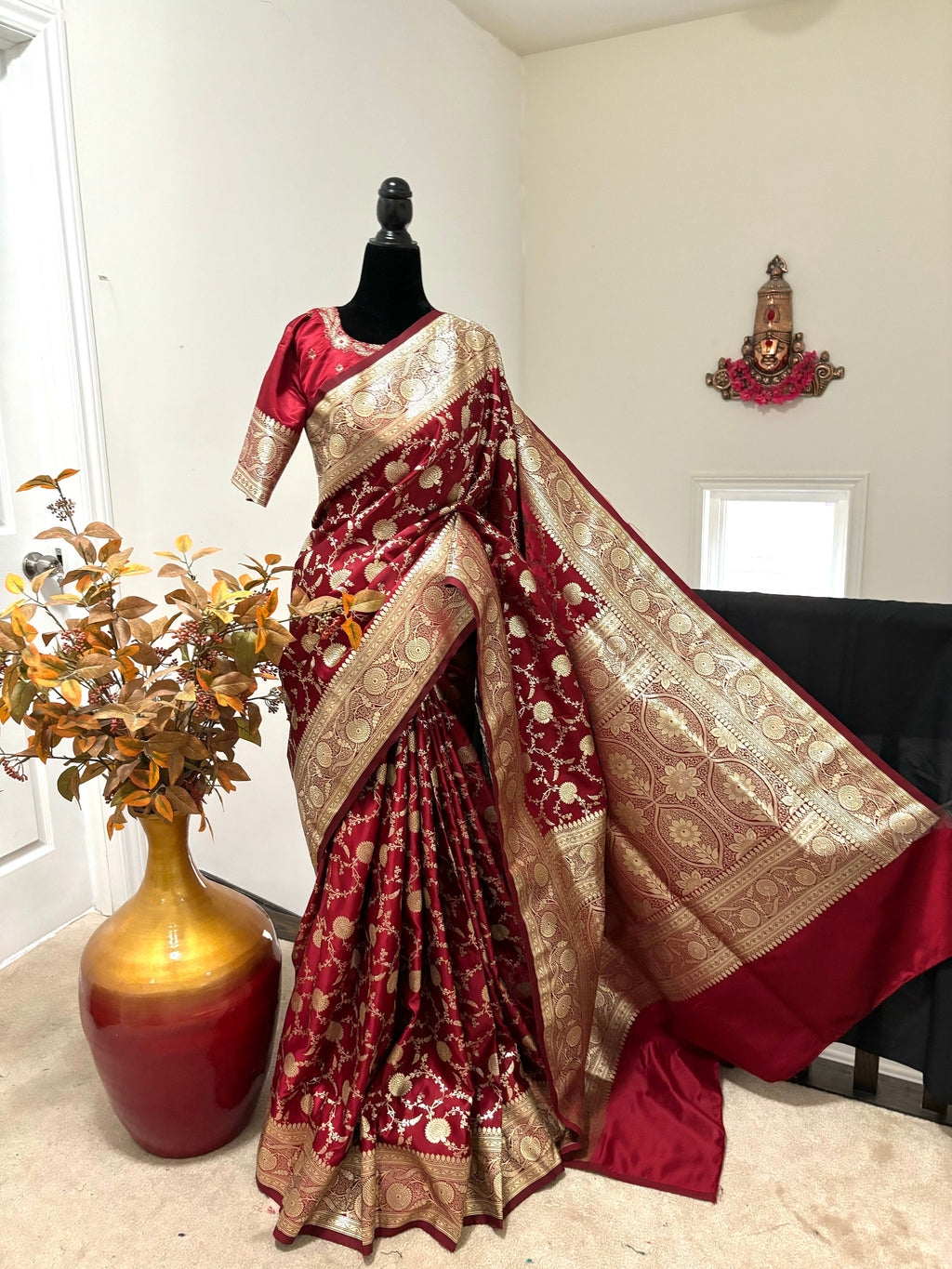 Banarsi handloom Kattan by Kattan pure silk wedding/Reception saree