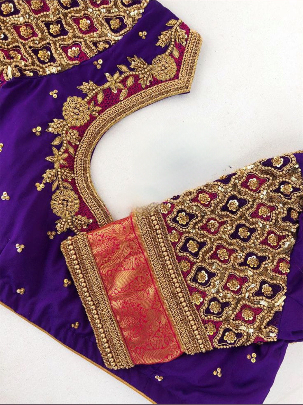 Made to order zardosi  Work maggam hand made   work Blouse ready to wear 32 -46 any color possible any size