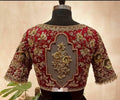 Gold Jardosi work Blouse ready to wear