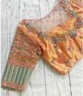 Gold Jardosi work Blouse ready to wear can be done in all colors