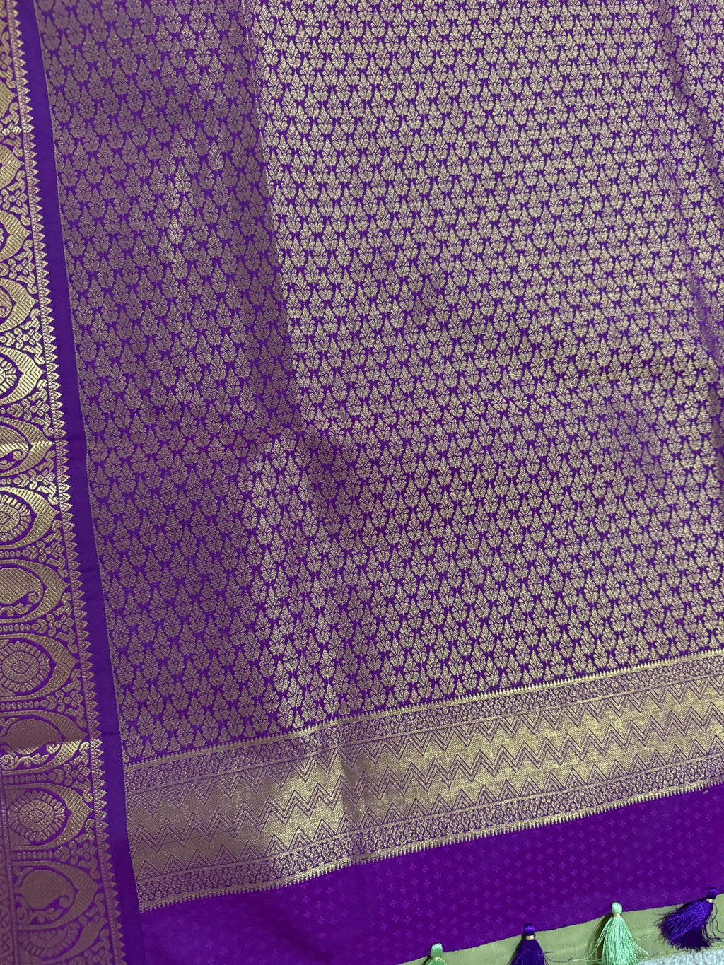 Kanchipuram soft silk saree in rare colors with beautifully done hand  made embroidered blouse with ready to wear work blouse fits 32 to 46