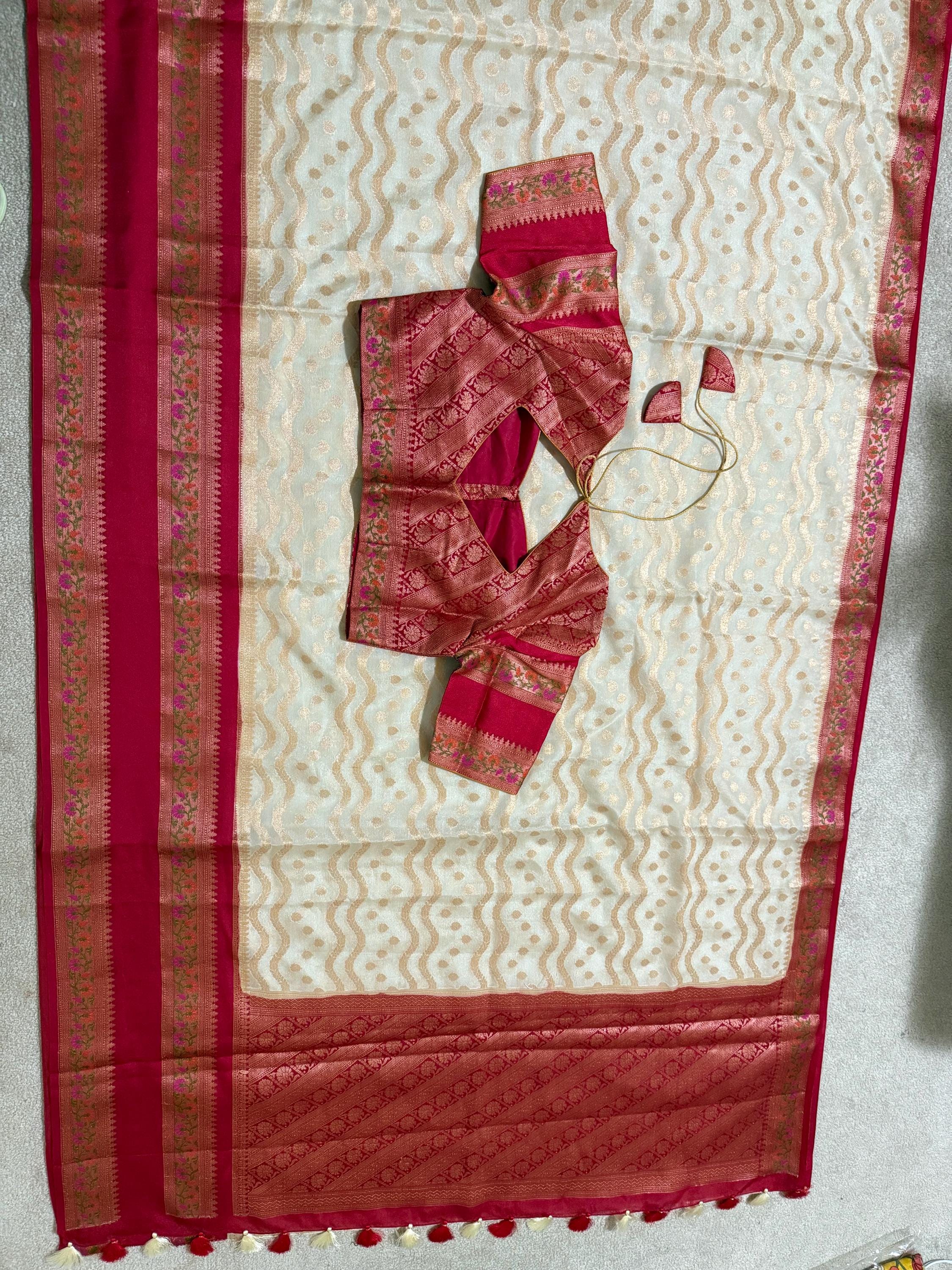Beautiful mango silk fabrics are perfect for making elegant clothing and accessories.