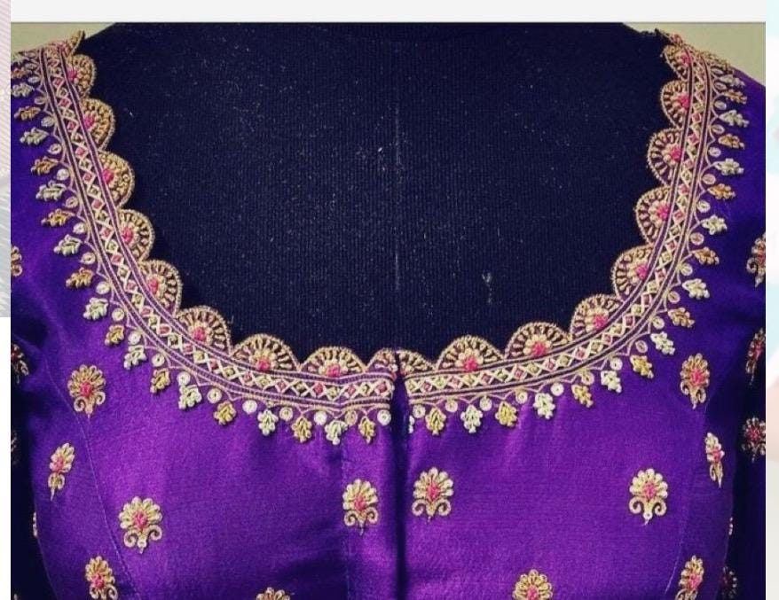 Made to order  Gold Work kardana n zardosi   handwork hand made work Blouse ready to wear any color possible any size possible fits 32-46