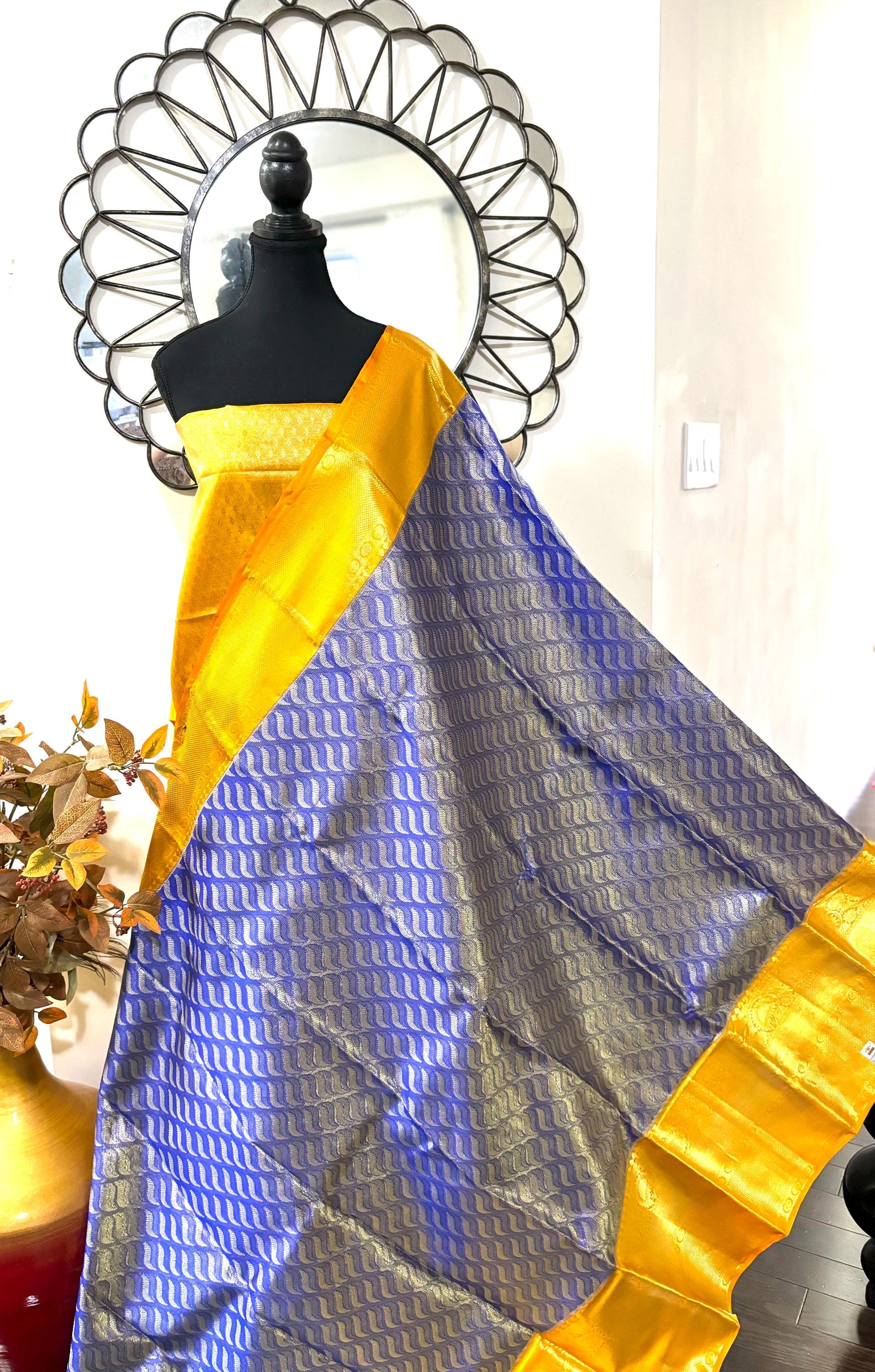 Beautiful pestal pestal shade Bridal  2 gram gold pure handloom  Silk Kanjeevarm/Kanchipattu Saree ready to dispatch silk mark certified