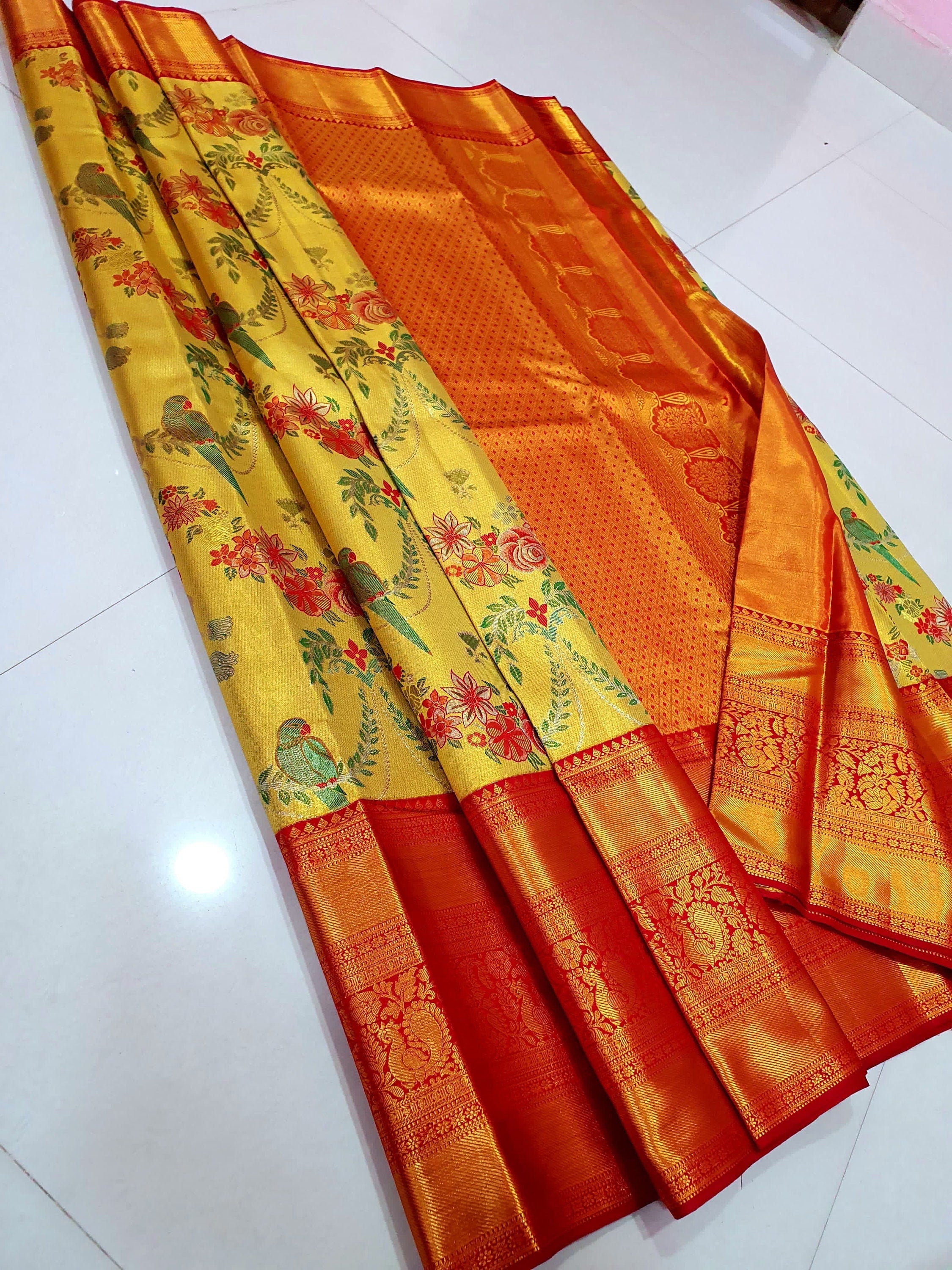 Pure Silk Bridal Kanjeevarm/Kanchipattu Sarees / ask seller for availability before placing this saree