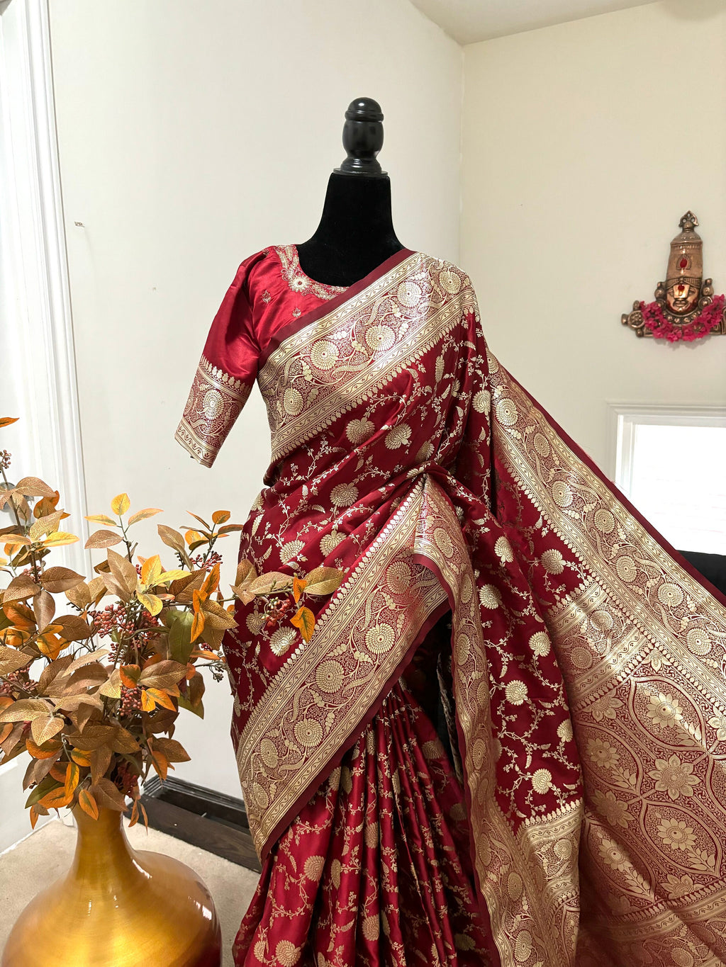 Banarsi handloom Kattan by Kattan pure silk wedding/Reception saree