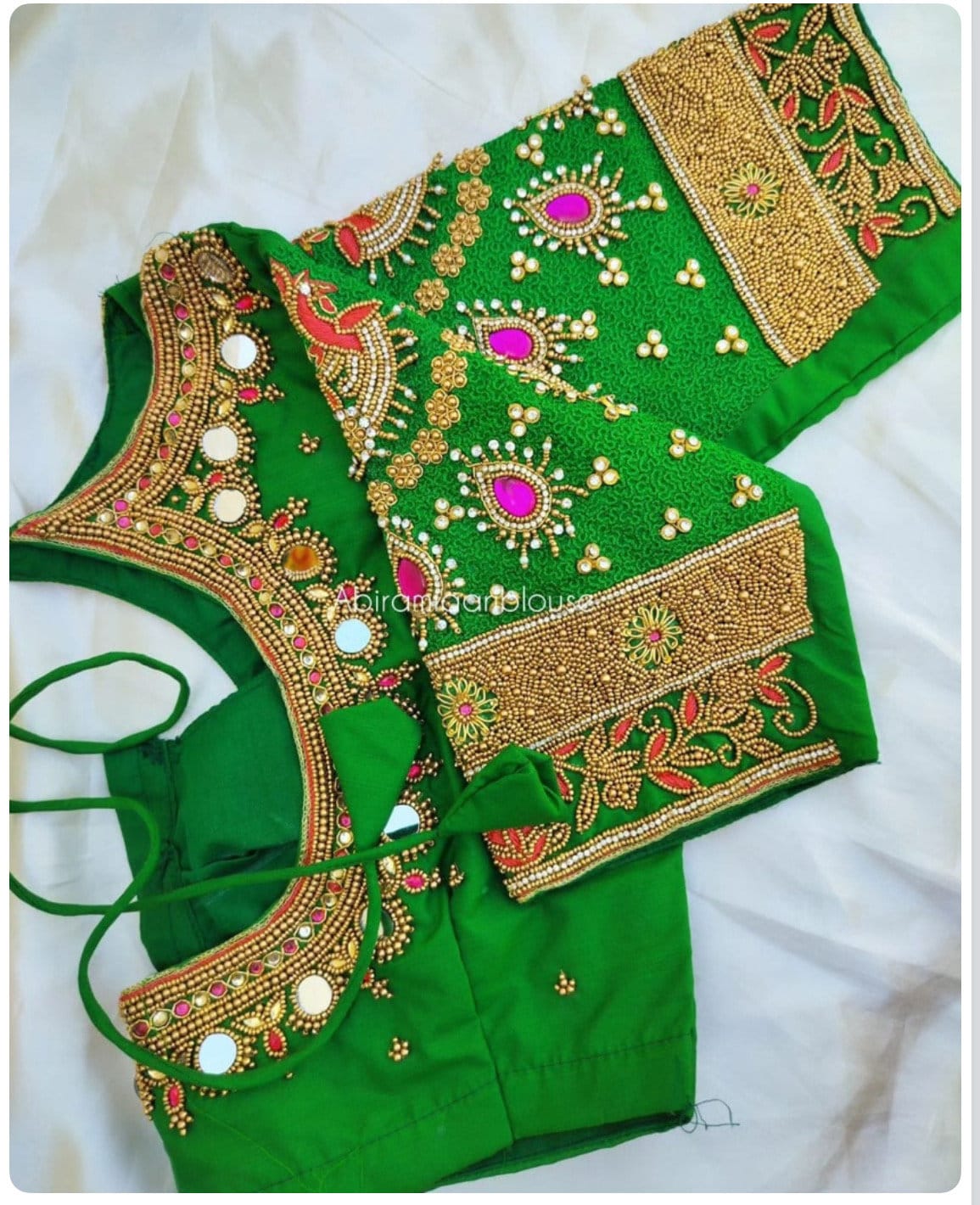 Maggam work blouse /  ready to wear Gold Work kardana n zardosi any color possible