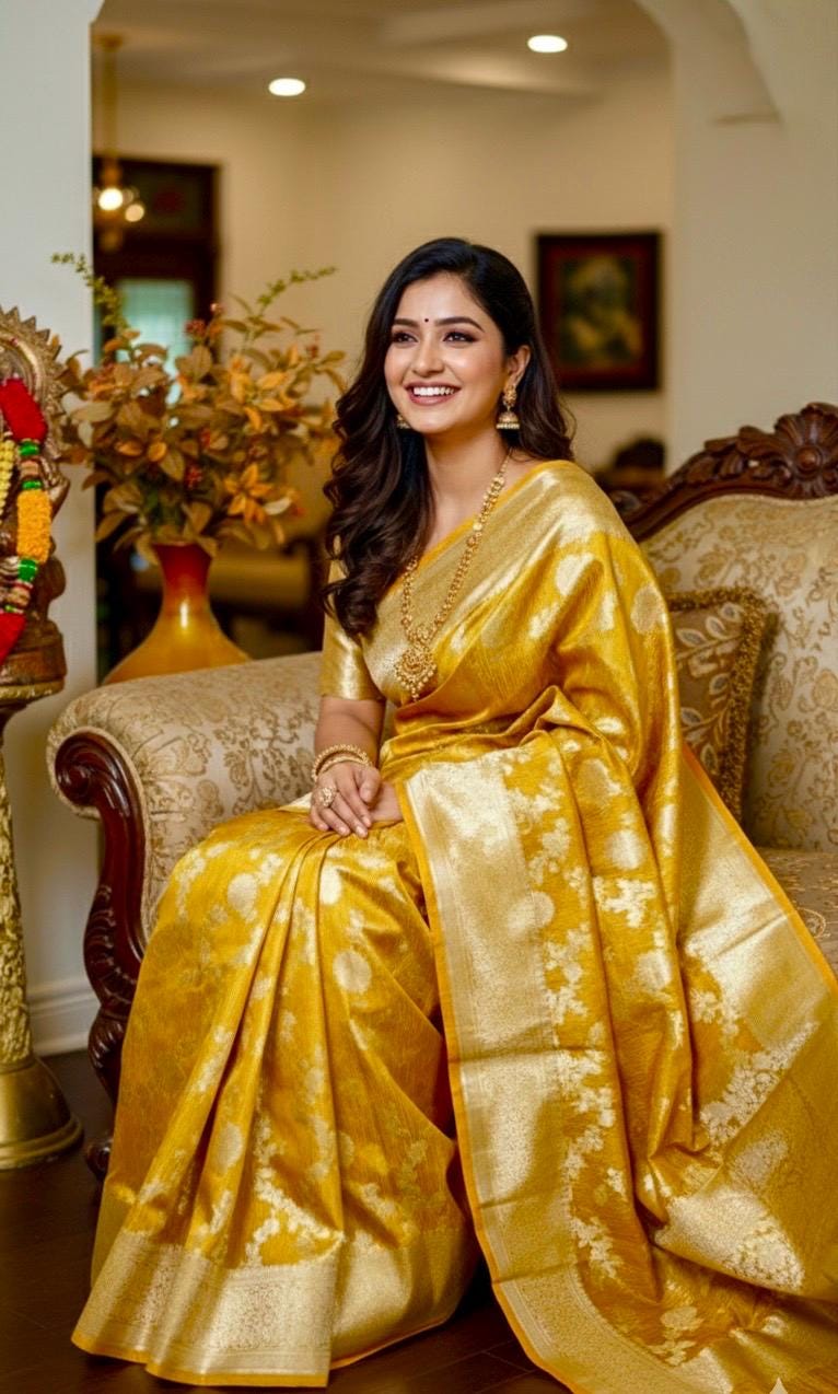 Beautiful party wear cocktail pure silk  crush tissue  saree paired up with pretty designer Blouse fits 32-46/contact seller for availabil