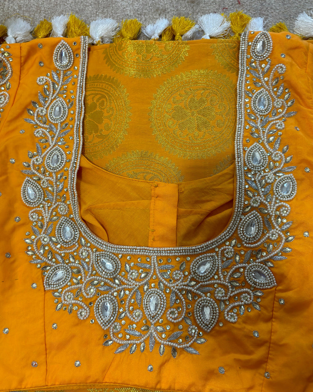 Pure Silk Kanjeevarm/Kanchipattu Sarees with ready to wear maggam blouse 32-42. Saree is ready fall and pico ideal for parties and festivals