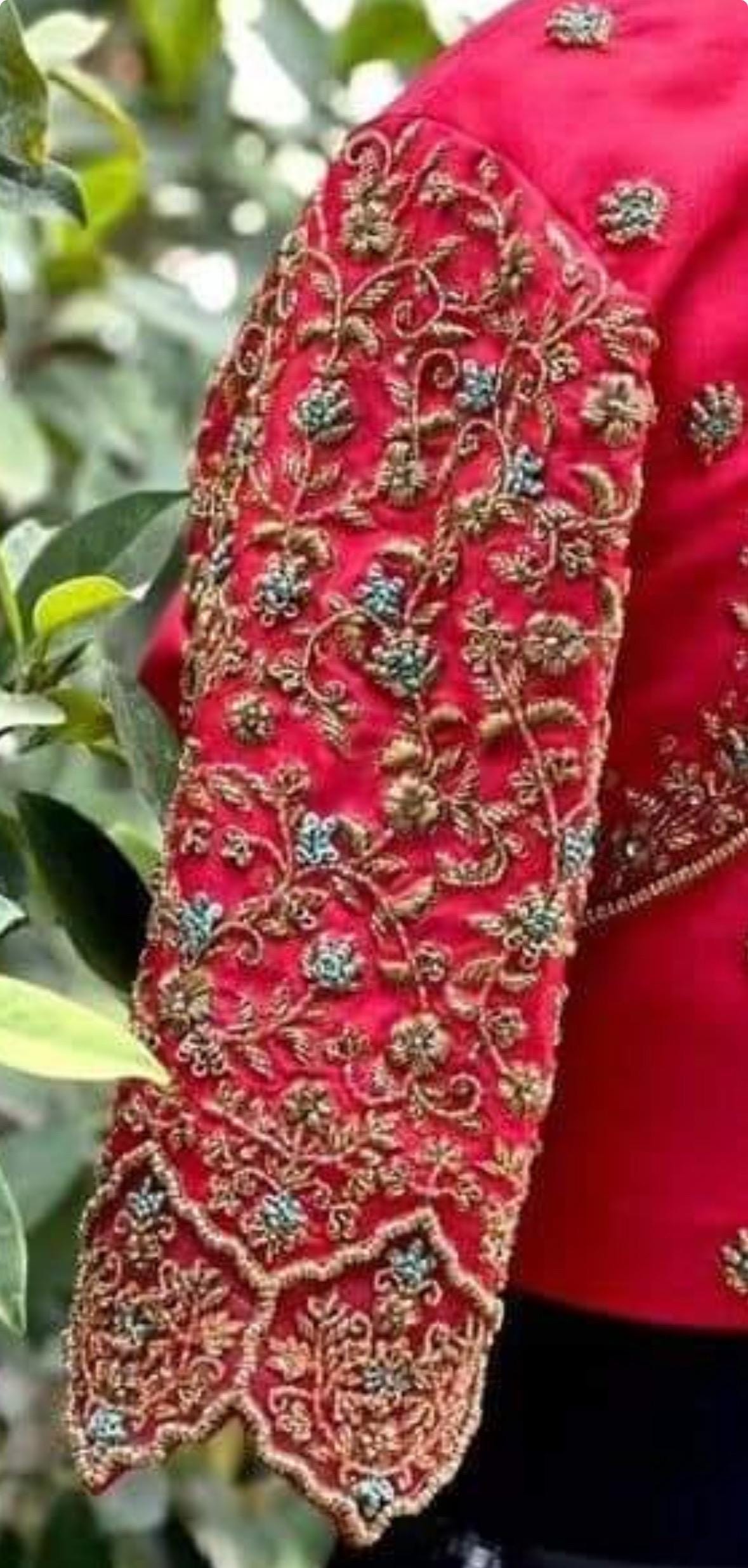 Made to order  Gold Work kardana n zardosi   handwork hand made work Blouse ready to wear any color possible any size possible fits 32-46