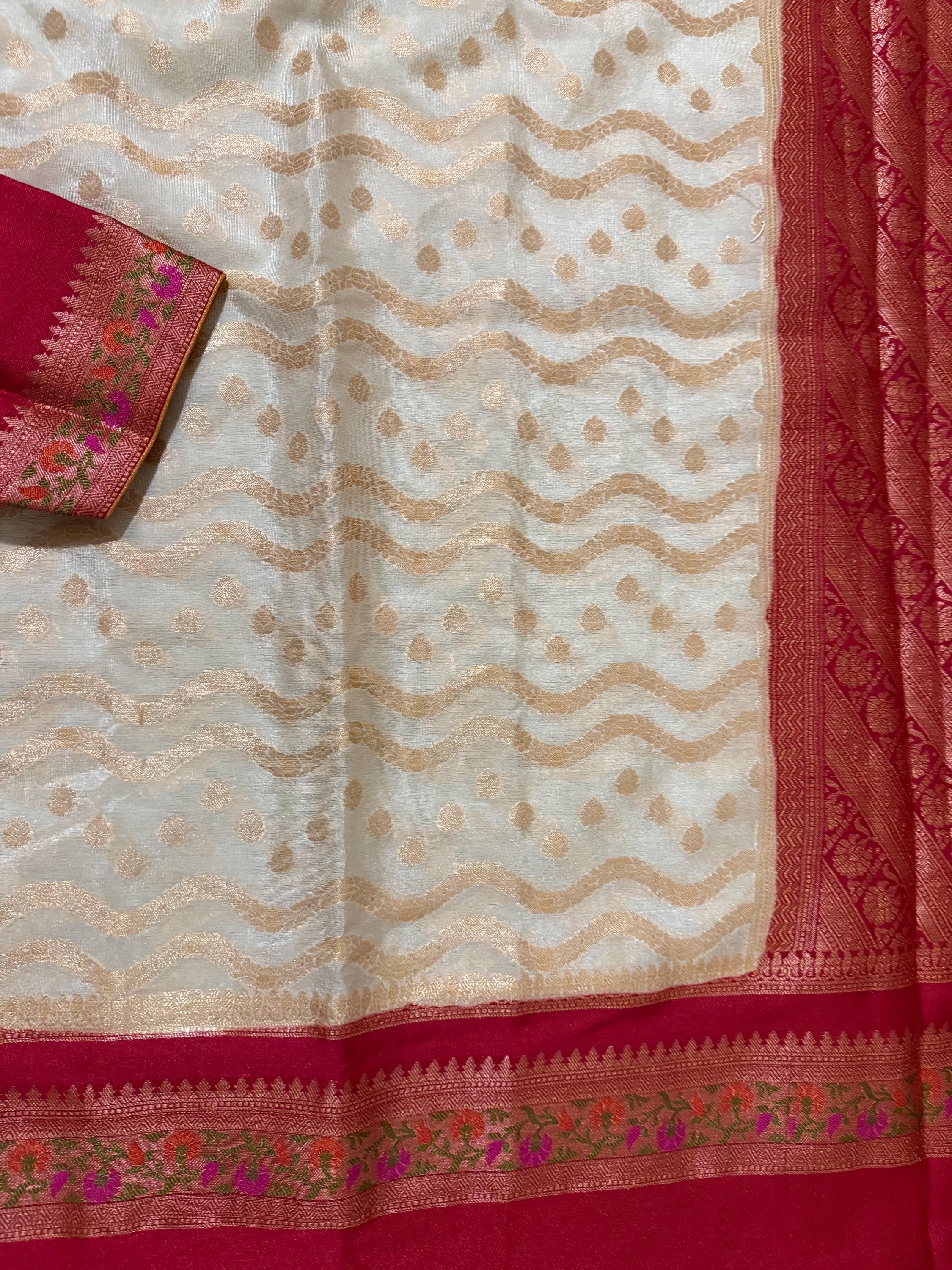 Beautiful mango silk fabrics are perfect for making elegant clothing and accessories.