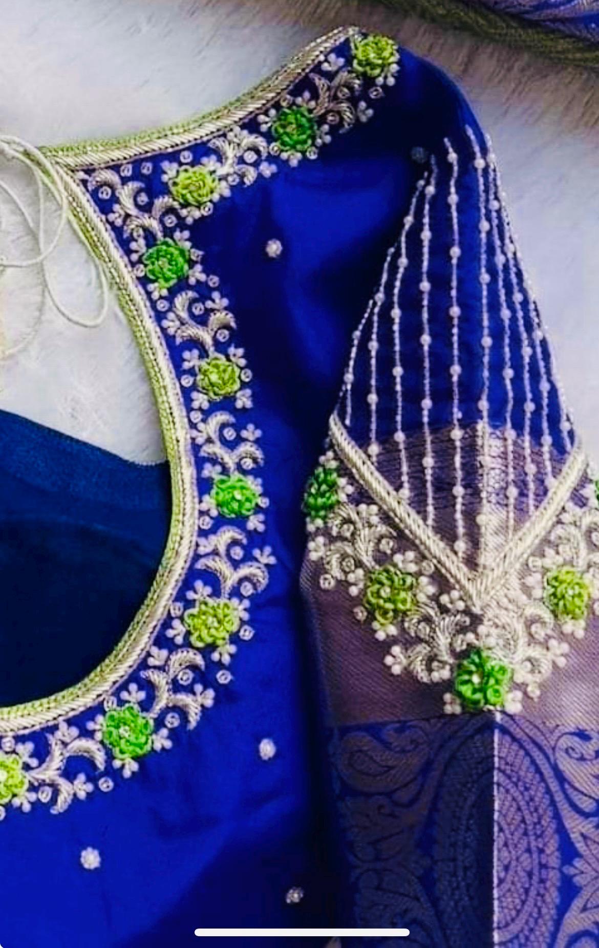 Made to order  Gold Work kardana n zardosi   handwork hand made work Blouse ready to wear any color possible any size possible fits 32-46