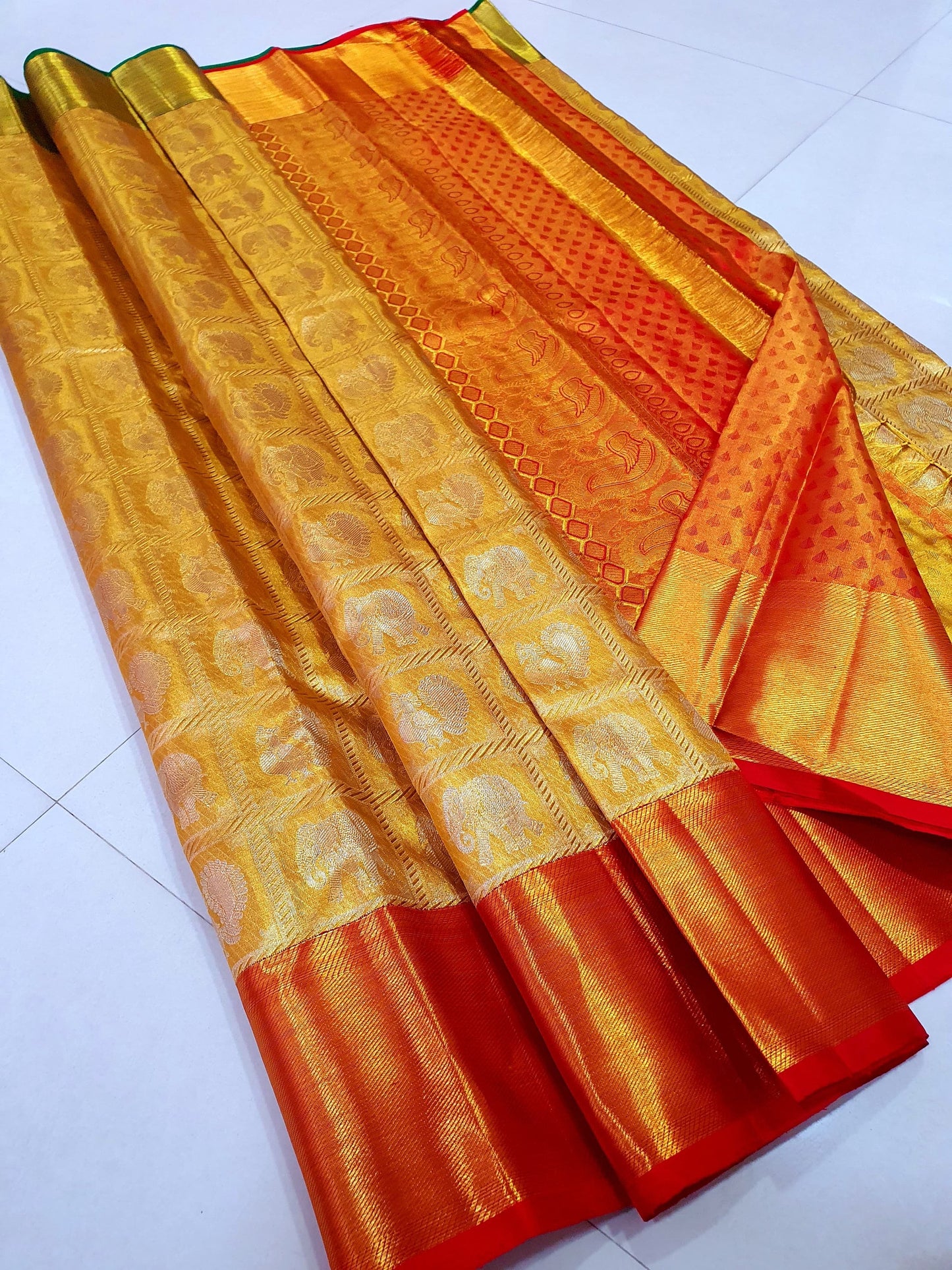 3 gram Pure Silk Kanjeevarm/Kanchipattu Sarees/ ask seller for availability before placing the order