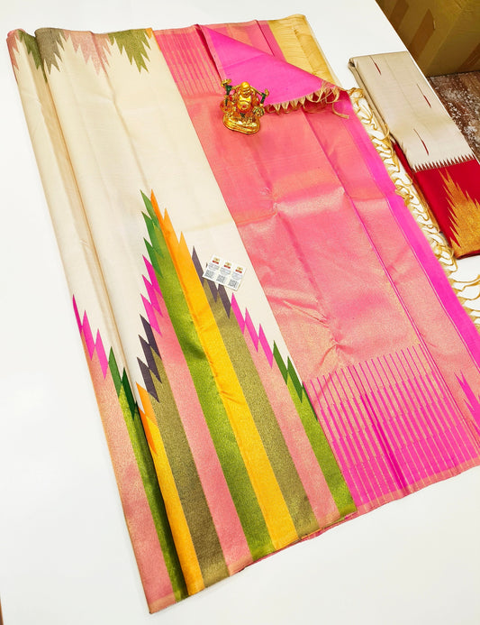 Pure Silk Kanjeevarm/Kanchipattu Sarees ask seller for availability before placing the order