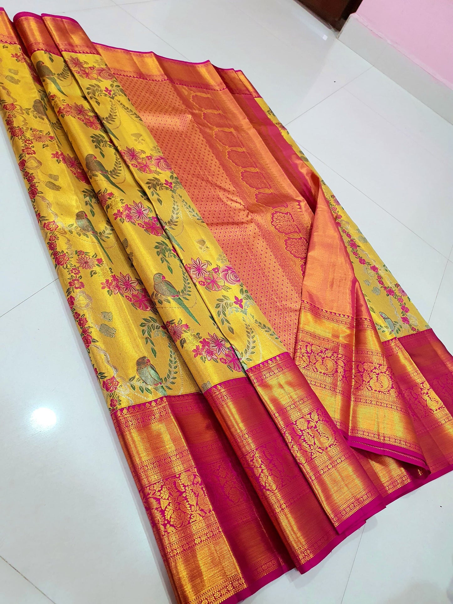 Pure Silk Bridal Kanjeevarm/Kanchipattu Sarees / ask seller for availability before placing this saree