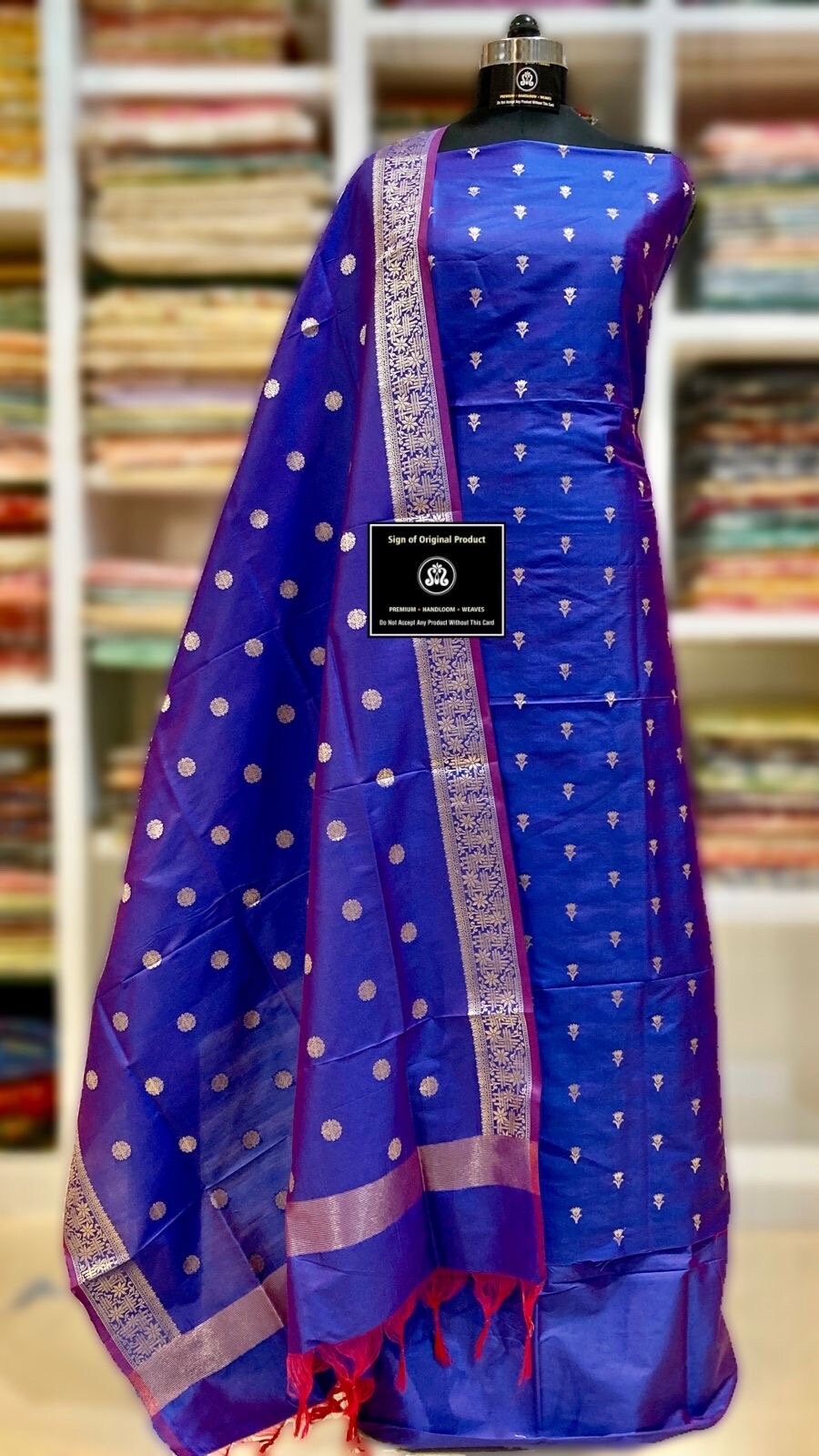 Banarasi silk suites 3 in one pack ready made choose any 3 we customize for your size(ask seller for availability)