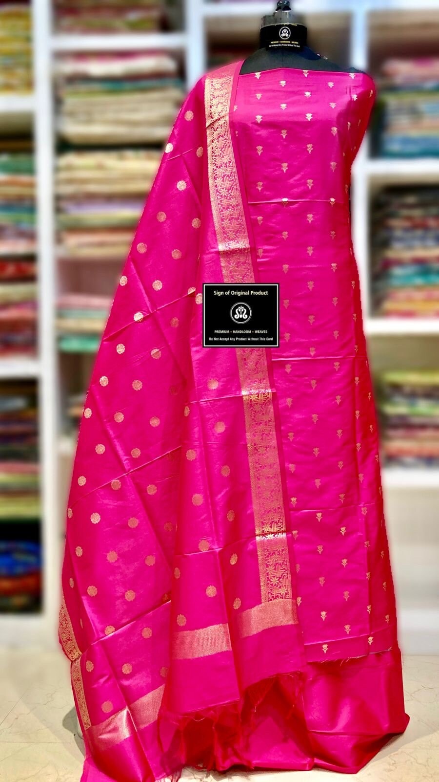 Banarasi silk suites 3 in one pack ready made choose any 3 we customize for your size(ask seller for availability)