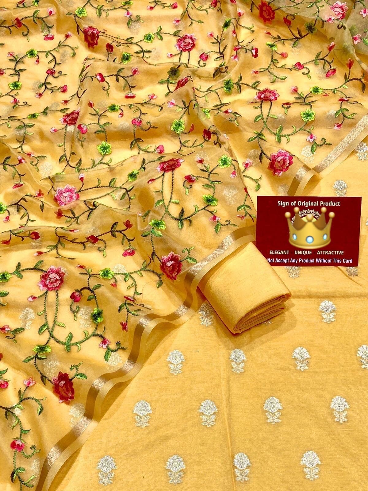 Banarasi silk suites 3 in one pack ready made choose any 3 we customize for your size (ask seller for availability)