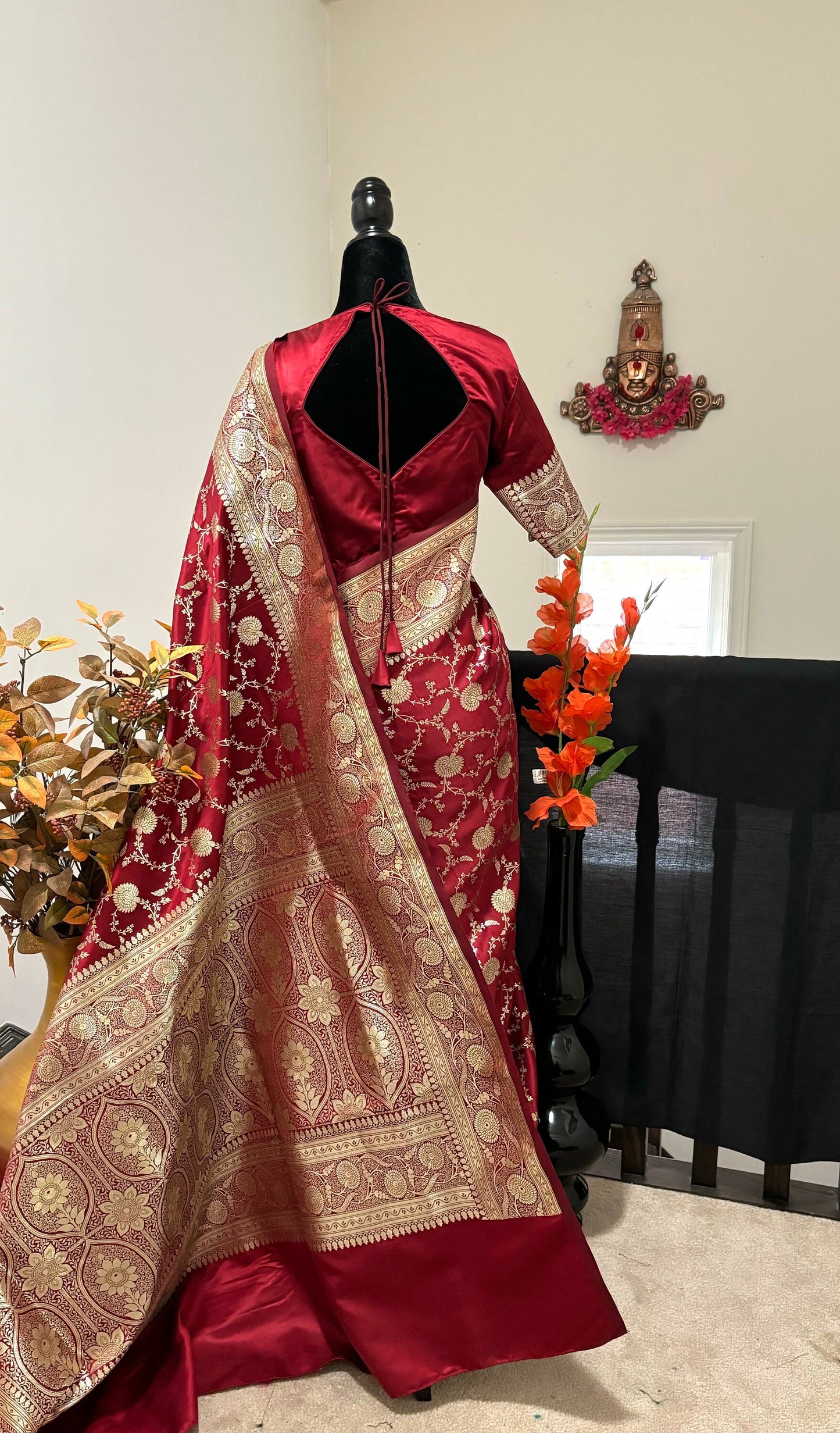 Banarsi handloom Kattan by Kattan pure silk wedding/Reception saree