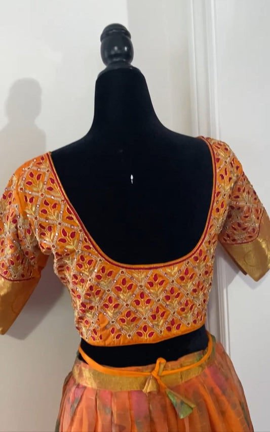 Maggam work blouse /  ready to wear Gold Work kardana n zardosi any color possible