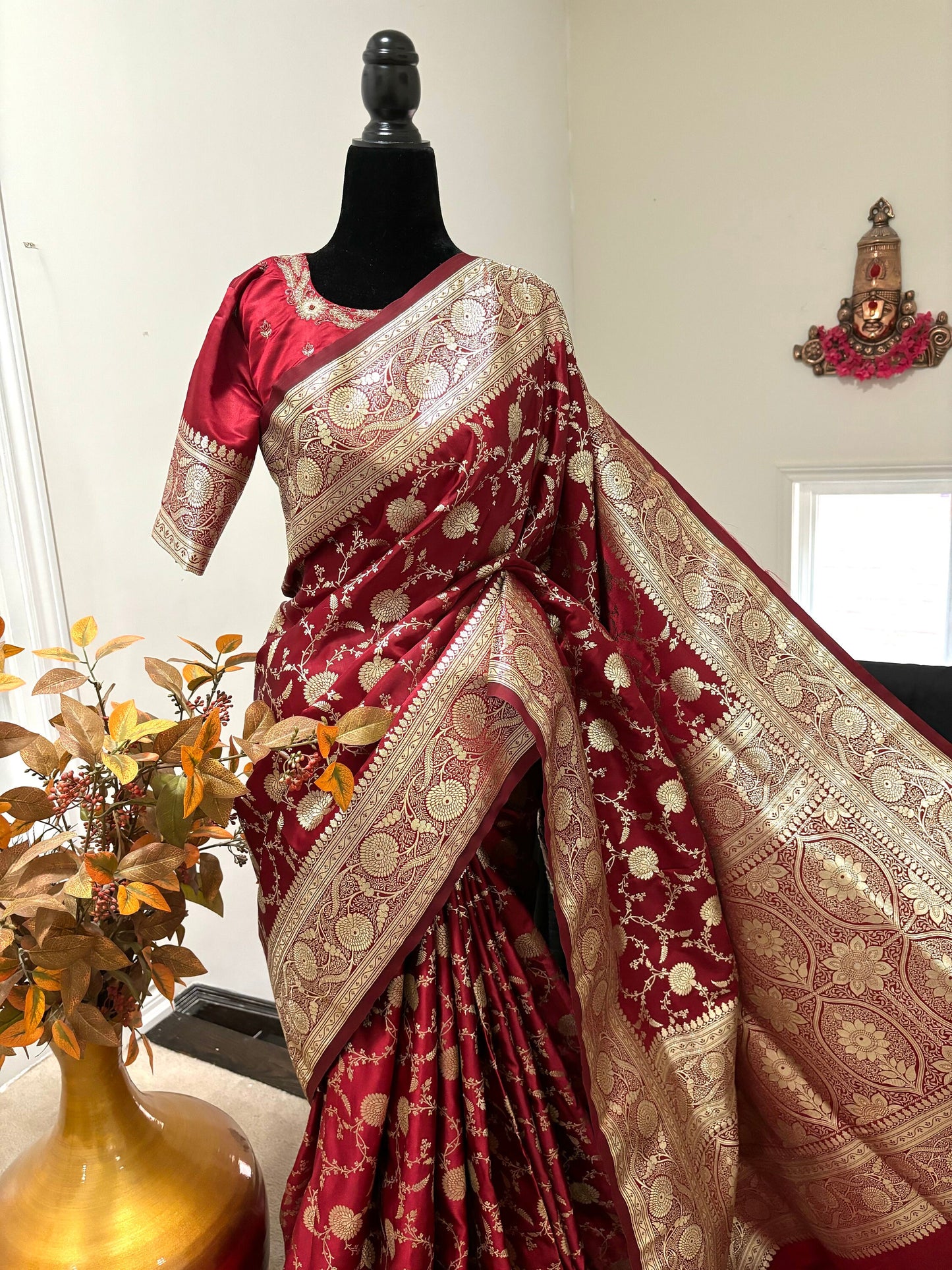 Banarsi handloom Kattan by Kattan pure silk wedding/Reception saree