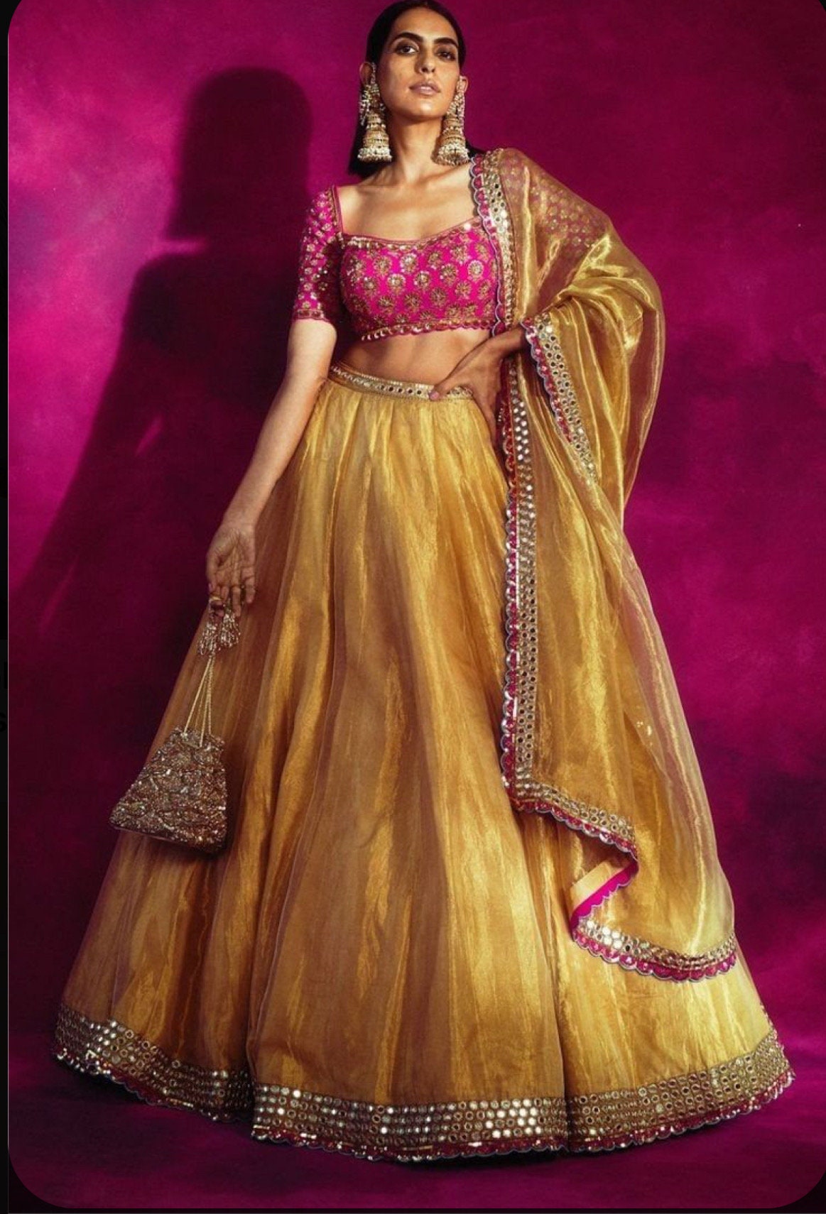 Lehenga, designer ethnic lehenga, full flair gotapati lehenga, wedding dress, wedding lehenga,gotapatti lehenga organza lehenga