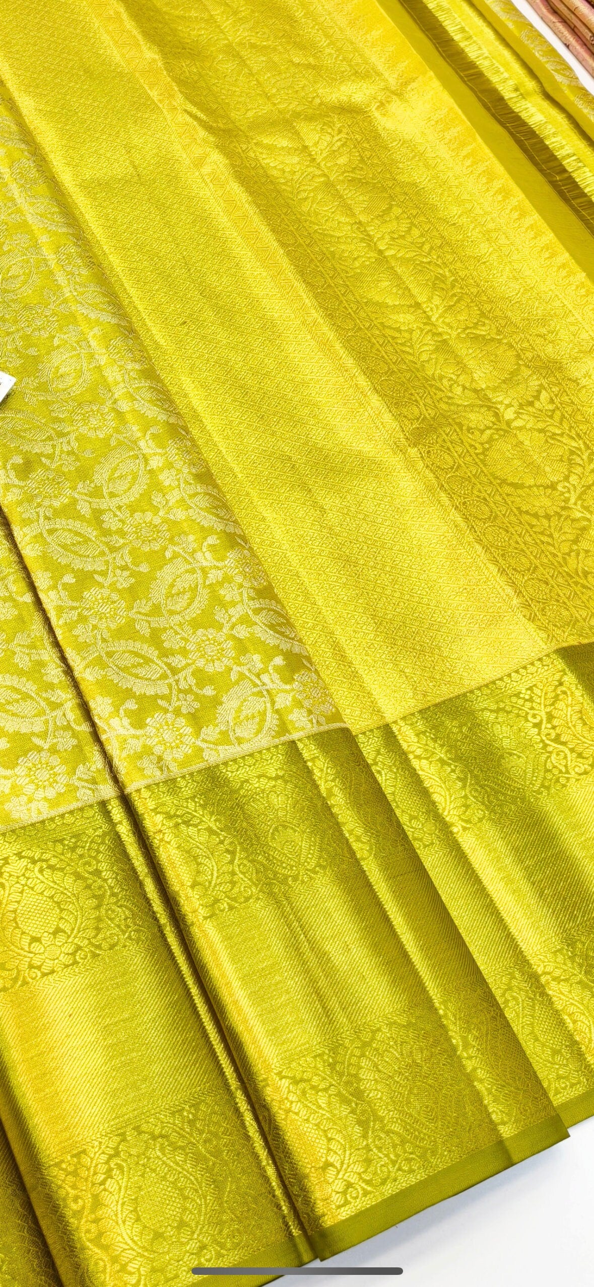 Bridal Exclusive 2 gram pure kanjeevaram / kanchipattu wear pure kanchipattu handwohen kuttu all over stitching Meena designs