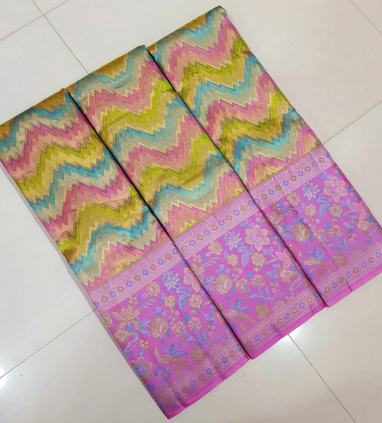 wonderful weaves colors combo's Today celebrity special kanchipuram pure silk sarees full 4d exclusive waves designer premium quality