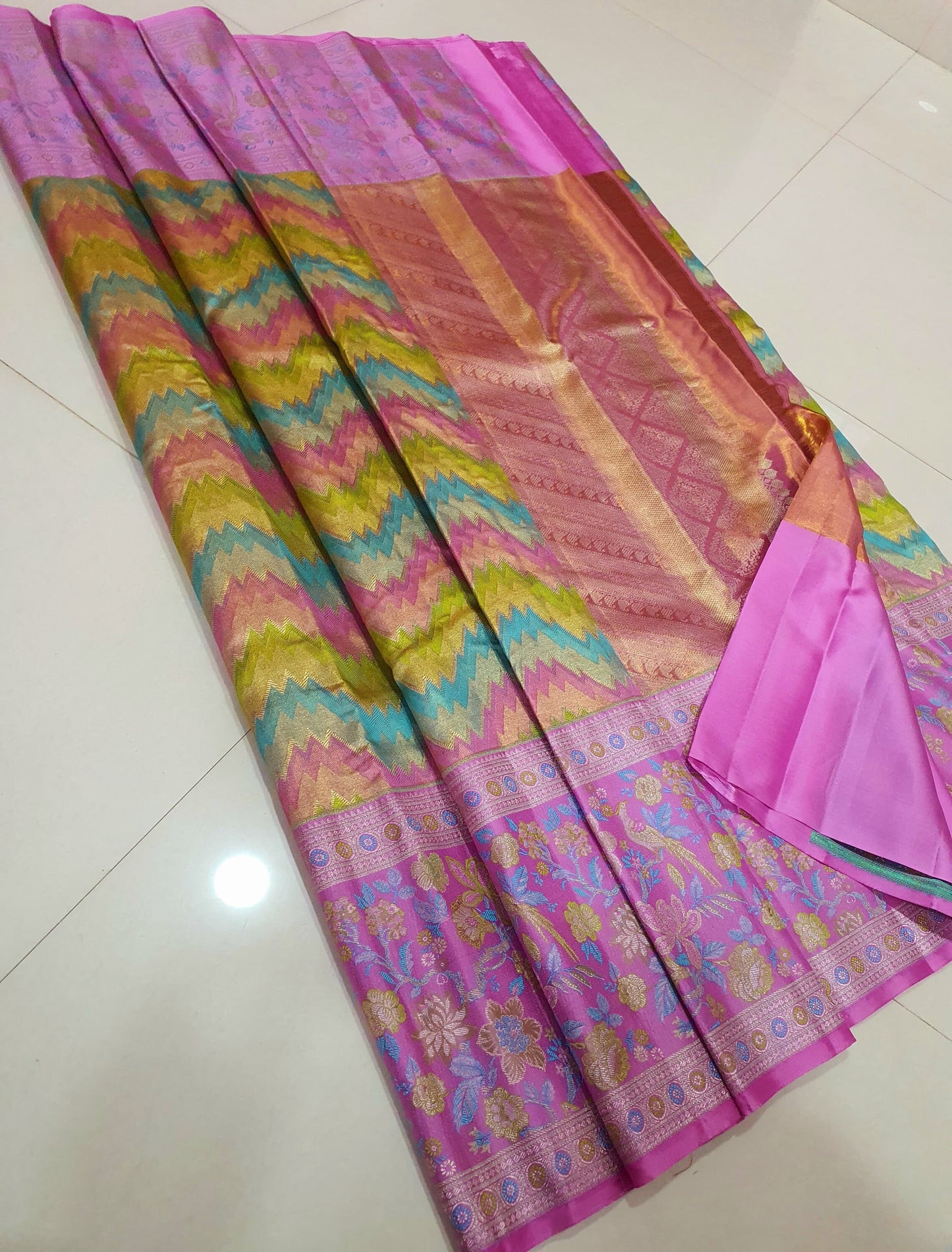 wonderful weaves colors combo's Today celebrity special kanchipuram pure silk sarees full 4d exclusive waves designer premium quality