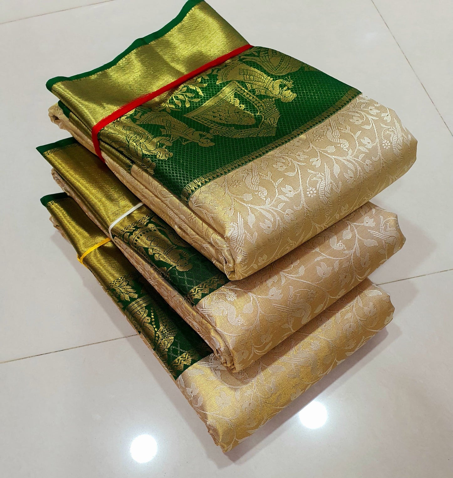 2 gram gold pure handloom  Silk Kanjeevarm/Kanchipattu Sarees; see description contact seller before booking for availability